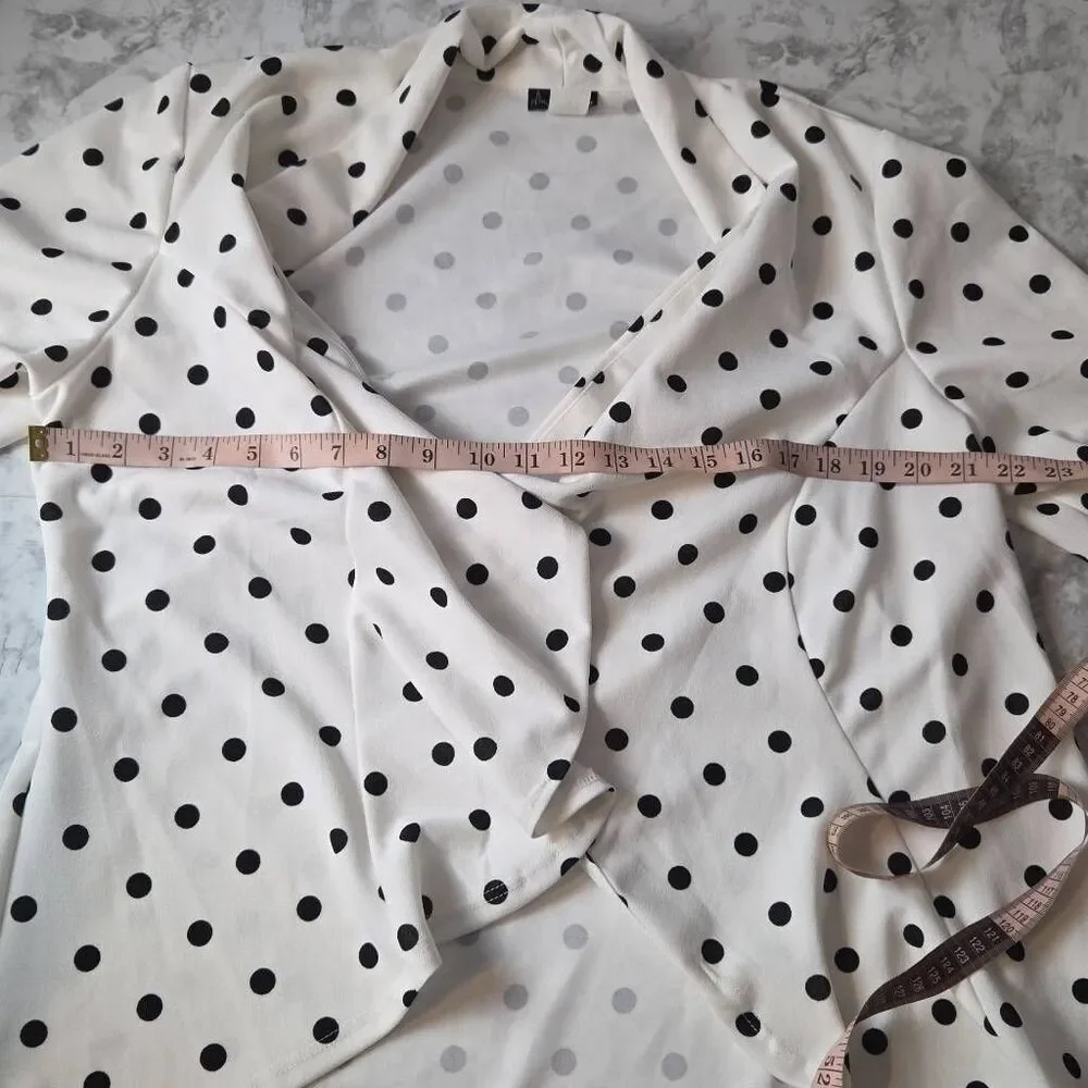 NY Invasion Polka‎ Dot Blazer Jacket